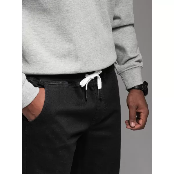  Pantaloni OMBRE OM-PADJ-0156 NEGRU 