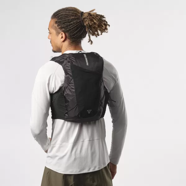  Rucsac pentru bărbați SALOMON ACTIVE SKIN 12 SET LC2177400 NEGRU/METAL 