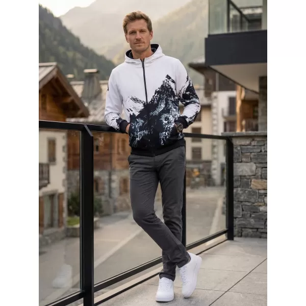  Panoul pentru bărbați pe Zip Premium ALTISPORT VOJ/ALM059MI02 ALB 