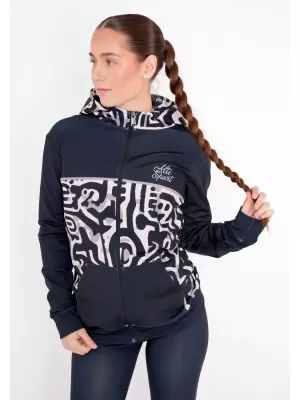 Panoul pentru femei pe Zip Premium ALTISPORT VOJ/ALW060MI02 NEGRU -BROWN