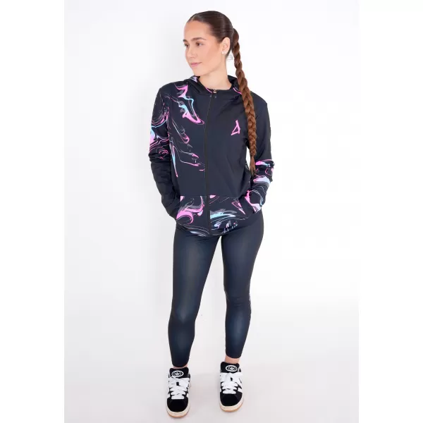 Panoul pentru femei pe Zip Premium ALTISPORT VOJ/ALW064MI02 NEGRU -PINK 