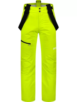 Pantaloni de schi pentru bărbați NORDBLANC FROSTED NBWP8135 VERDE STRĂLUCITOR