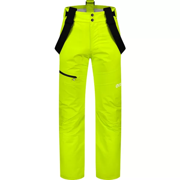  Pantaloni de schi pentru bărbați NORDBLANC FROSTED NBWP8135 VERDE STRĂLUCITOR 