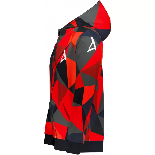  Panoul pentru bărbați pe Zip Premium ALTISPORT VOJ/ALM007MI02 ROŞU 