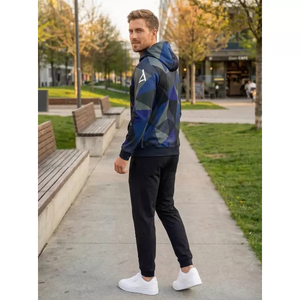  Panoul pentru bărbați pe Zip Premium ALTISPORT VOJ/ALM007MI02 ALBASTRU ÎNCHIS 