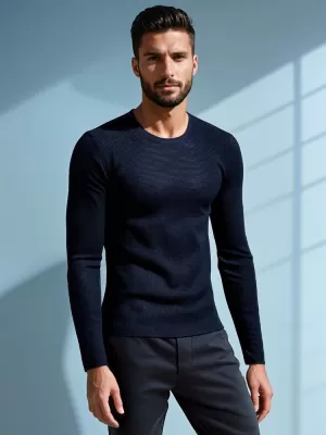 Pulover pentru bărbați DSTREET WX2296 SEA -BLUE