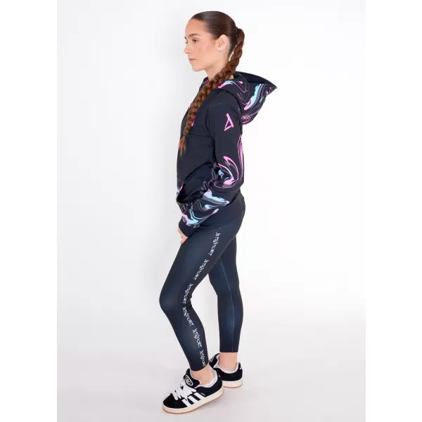  Panoul pentru femei pe Zip Premium ALTISPORT VOJ/ALW064MI02 NEGRU -PINK 