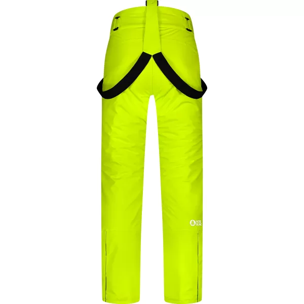  Pantaloni de schi pentru bărbați NORDBLANC FROSTED NBWP8135 VERDE STRĂLUCITOR 