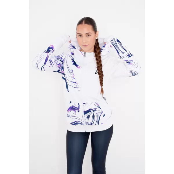  Panoul pentru femei pe Zip Premium ALTISPORT VOJ/ALW064MI02 ALB -VIOLET 