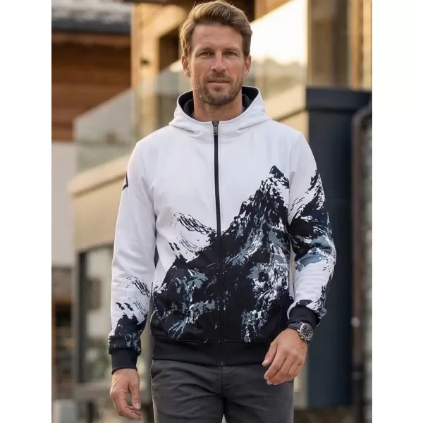 Panoul pentru bărbați pe Zip Premium ALTISPORT VOJ/ALM059MI02 ALB 