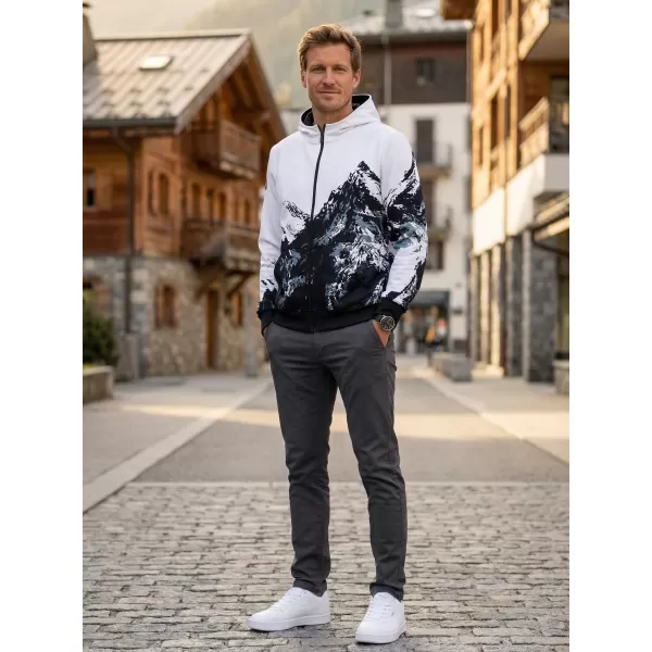  Panoul pentru bărbați pe Zip Premium ALTISPORT VOJ/ALM059MI02 ALB 