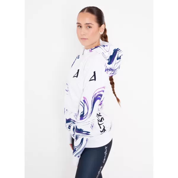  Panoul pentru femei pe Zip Premium ALTISPORT VOJ/ALW064MI02 ALB -VIOLET 