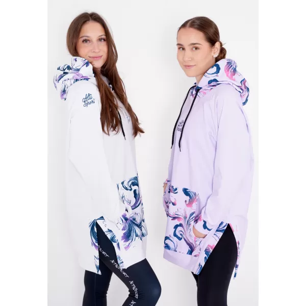  Premium cu hanorac funcțional pentru femei ALTISPORT VOJ/ALW065MI03 ALB/VIOLET 