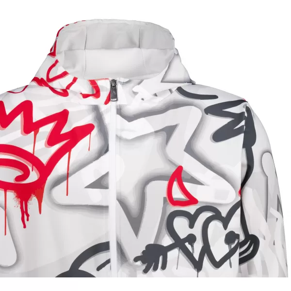  Panoul pentru bărbați pe Zip Premium ALTISPORT VOJ/ALM054MI02 GRI -RED 