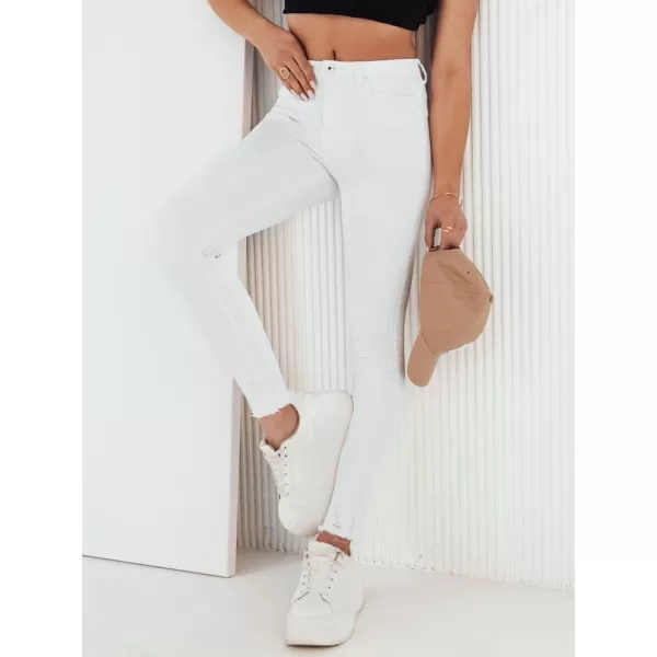  Pantalonii pentru doamne DSTREET UY1977 ALB 