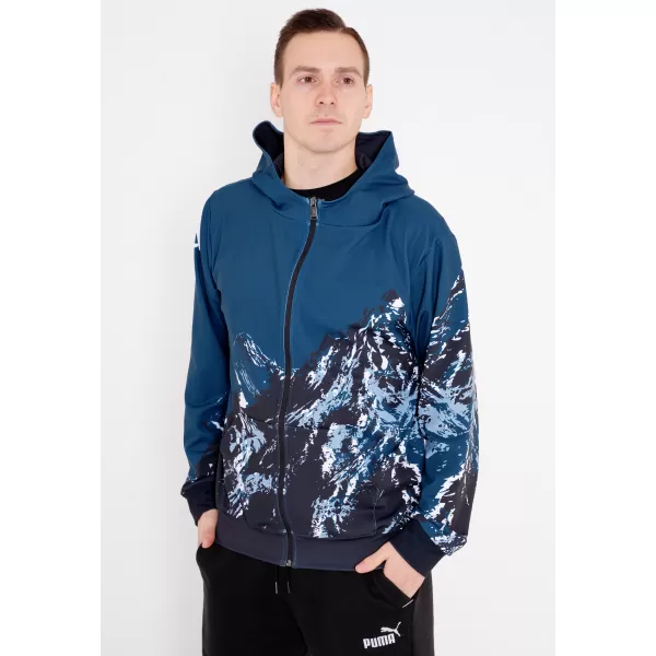  Panoul pentru bărbați pe Zip Premium ALTISPORT VOJ/ALM059MI02 MARINA 