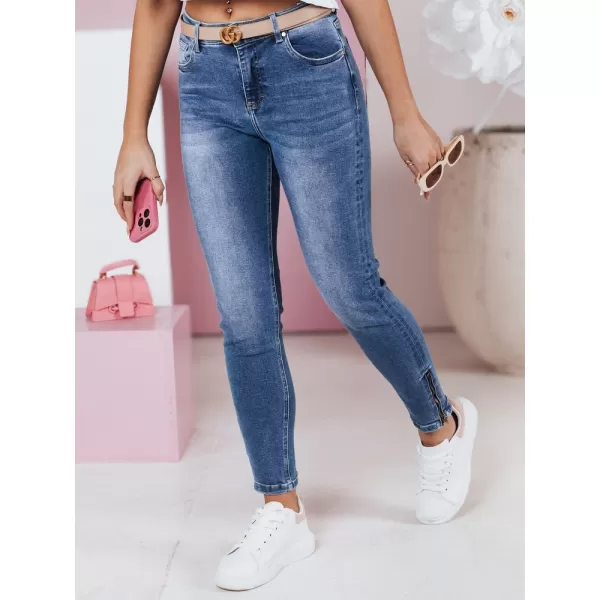  Pantalonii pentru doamne DSTREET UY2366 SEA -BLUE 