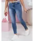 Pantalonii pentru doamne DSTREET UY2366 SEA -BLUE