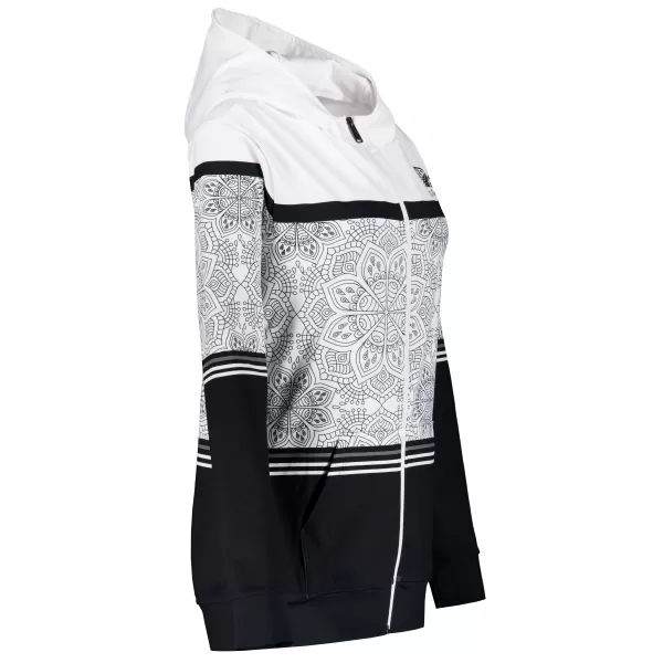  Panoul pentru femei pe Zip Premium ALTISPORT VOJ/ALW023MI02 ALB -NEGRU 