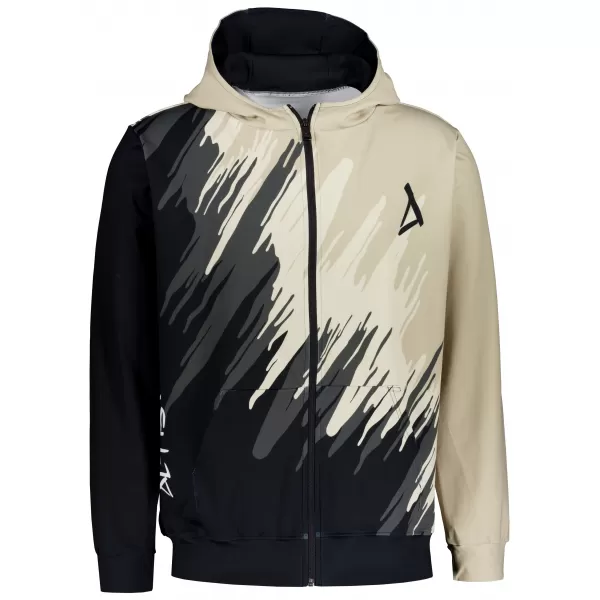  Panoul pentru bărbați pe Zip Premium ALTISPORT VOJ/ALM006MI02 NEGRU -BROWN 
