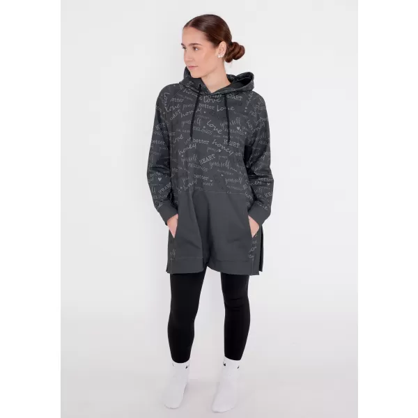  Premium cu hanorac funcțional pentru femei ALTISPORT VOJ/ALW067MI03 NEGRU 