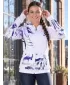 Panoul pentru femei pe Zip Premium ALTISPORT VOJ/ALW064MI02 ALB -VIOLET