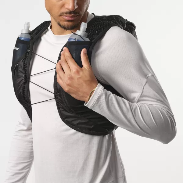  Rucsac pentru bărbați SALOMON ACTIVE SKIN 12 SET LC2177400 NEGRU/METAL 
