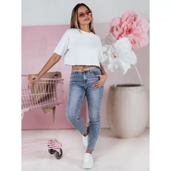 Pantalonii pentru doamne DSTREET UY2387 ALBASTRU 