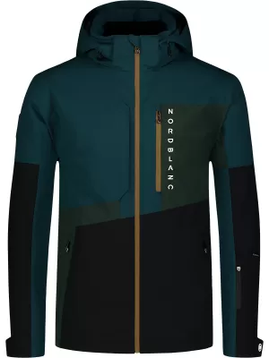 Jachetă de schi pentru bărbați NORDBLANC SLED NBWJM8123 VERDE ÎNCHIS