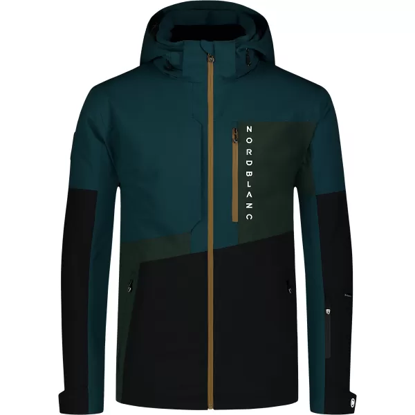  Jachetă de schi pentru bărbați NORDBLANC SLED NBWJM8123 VERDE ÎNCHIS 