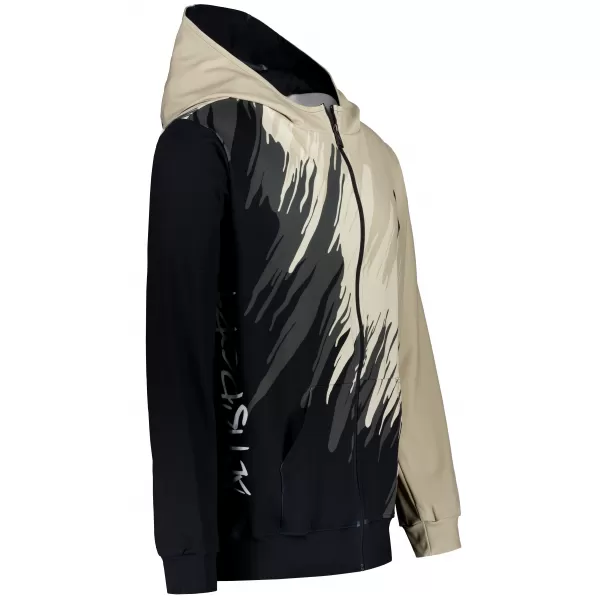  Panoul pentru bărbați pe Zip Premium ALTISPORT VOJ/ALM006MI02 NEGRU -BROWN 