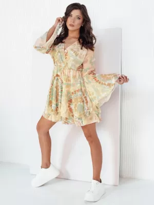 Rochie DSTREET EY2454 AMESTEC DE CULORI