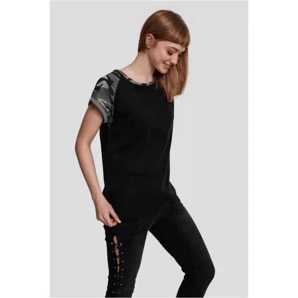  Cămaşă URBAN CLASSICS TB1913 CAMO NEGRU/ÎNTUNECAT 