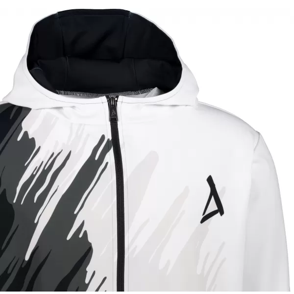  Panoul pentru bărbați pe Zip Premium ALTISPORT VOJ/ALM006MI02 ALB -NEGRU 