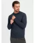 Pulover pentru bărbați OMBRE OM-SWTN-0125 ALBASTRU MARIN