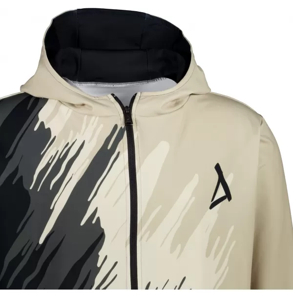  Panoul pentru bărbați pe Zip Premium ALTISPORT VOJ/ALM006MI02 NEGRU -BROWN 