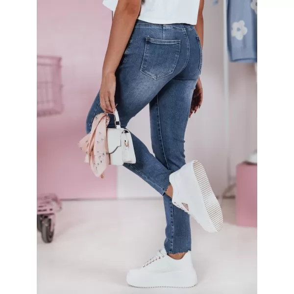  Pantalonii pentru doamne DSTREET UY2368 SEA -BLUE 