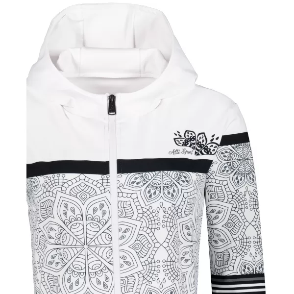  Panoul pentru femei pe Zip Premium ALTISPORT VOJ/ALW023MI02 ALB -NEGRU 