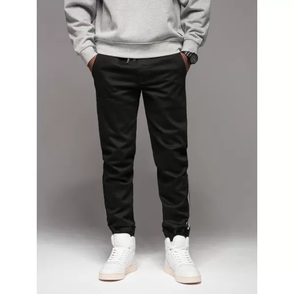  Pantaloni OMBRE OM-PADJ-0156 NEGRU 