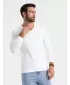 Cămaşă OMBRE OM-LSCL-0105 ALB