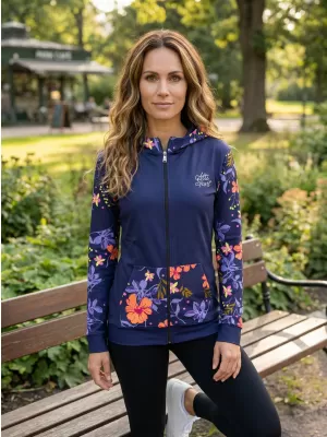 Panoul pentru femei pe Zip Premium ALTISPORT VOJ/ALW063MI02 PURPURIU ÎNCHIS