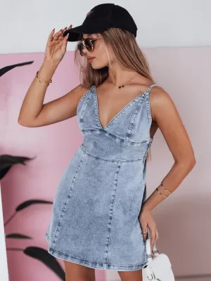 Rochie DSTREET EY2568 ALBASTRU