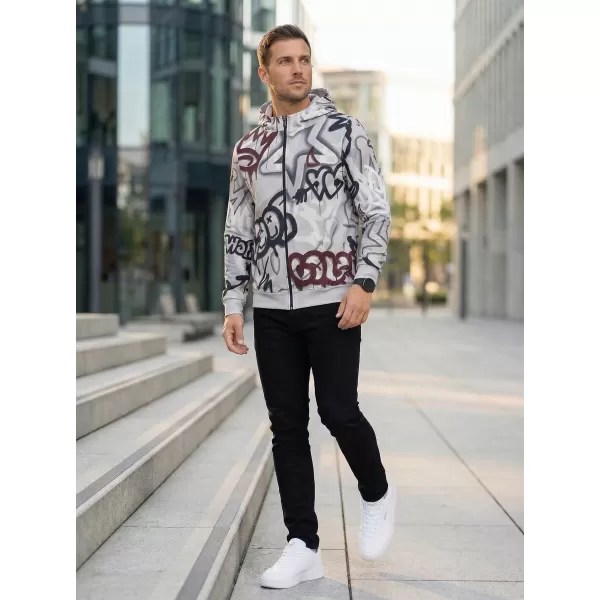  Panoul pentru bărbați pe Zip Premium ALTISPORT VOJ/ALM054MI02 GRI ÎNCHIS 