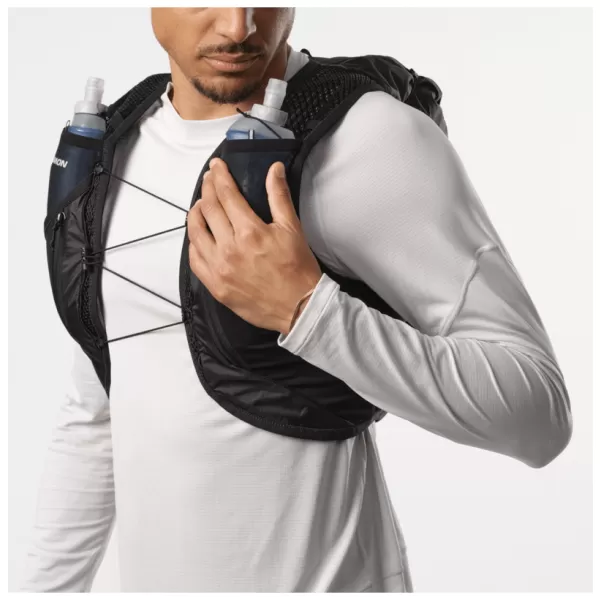  Rucsac pentru bărbați SALOMON ACTIVE SKIN 12 SET LC2177400 NEGRU/METAL 