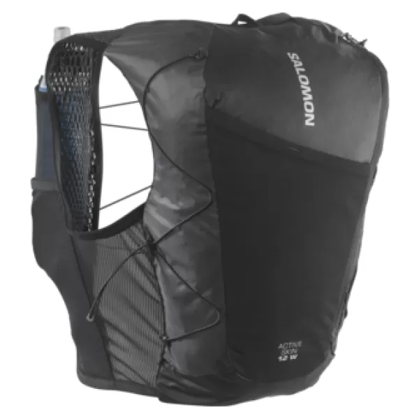  Rucsac de damă SALOMON ACTIVE SKIN 12 WOMEN SET LC2178600 NEGRU/METAL 