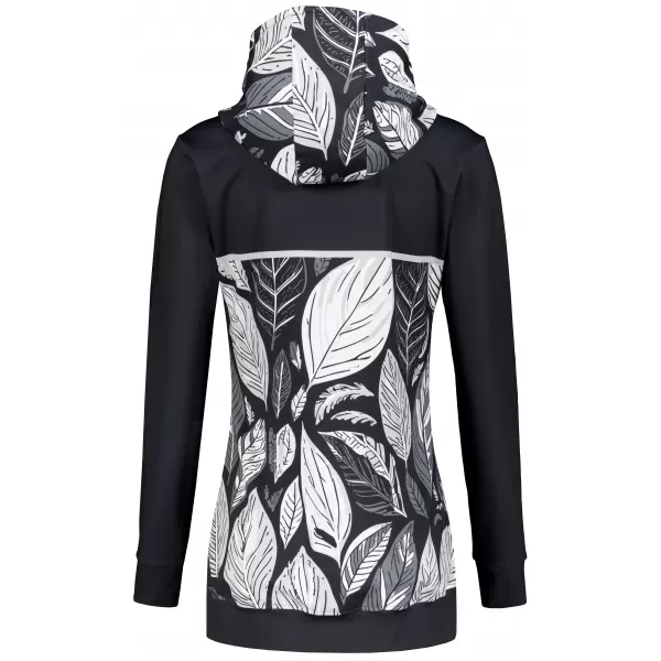  Panoul pentru femei pe Zip Premium ALTISPORT VOJ/ALW061MI02 ALB -NEGRU 