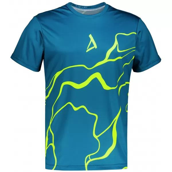  Premium funcțional pentru bărbați ALTISPORT VOJ/ALM073TR01 NAVY-FLUO YELLOW 