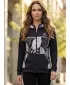 Panoul pentru femei pe Zip Premium ALTISPORT VOJ/ALW061MI02 ALB -NEGRU
