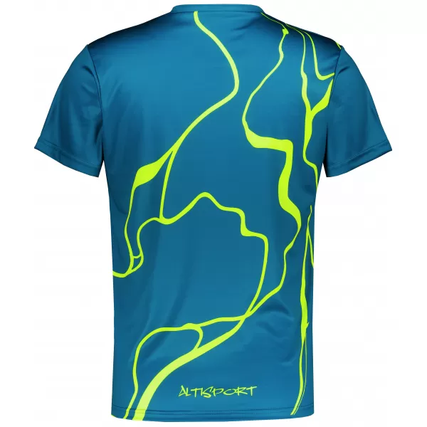  Premium funcțional pentru bărbați ALTISPORT VOJ/ALM073TR01 NAVY-FLUO YELLOW 