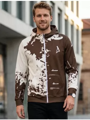 Panoul pentru bărbați pe Zip Premium ALTISPORT VOJ/ALM057MI02 MARO